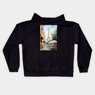 Paris France Kids Hoodie